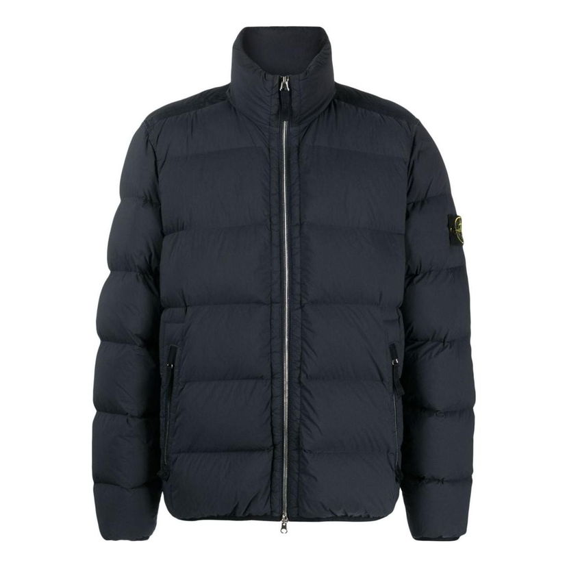 Prešívaná bunda Stone Island Street Style Logo Down Jacket Modrá | 791544028-V0020