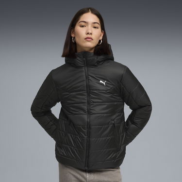 Prešívaná bunda Puma Essentials Padded Hooded Jacket Čierna | 685231_01, 0