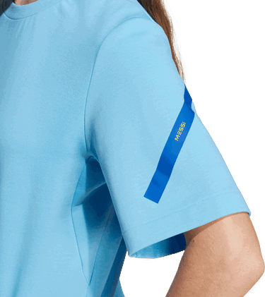 Tričko adidas Performance MESSI ZNE T-Shirt Modrá | KB2123, 2