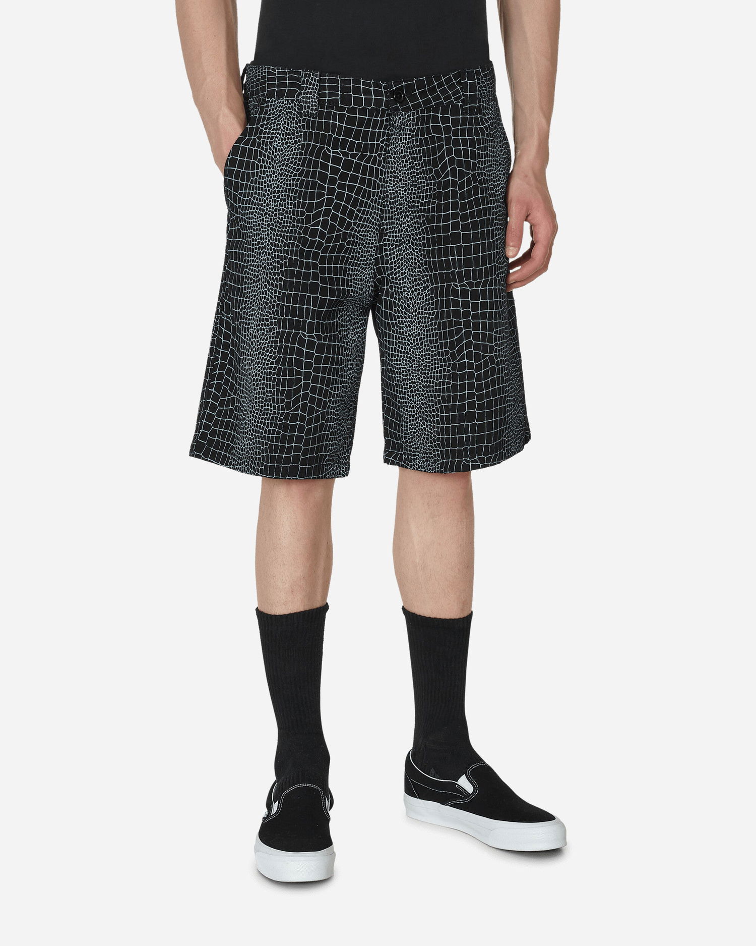 Šortky Fucking Awesome Crocodile Shorts Čierna | PN5490 001, 0
