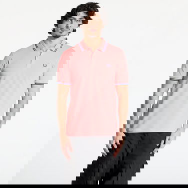 Polo tričko Comme des Garçons Comme des Garçons SHIRT x Fred Perry Knit T-Shirt Ružová | FO-T501 CORAL, 0