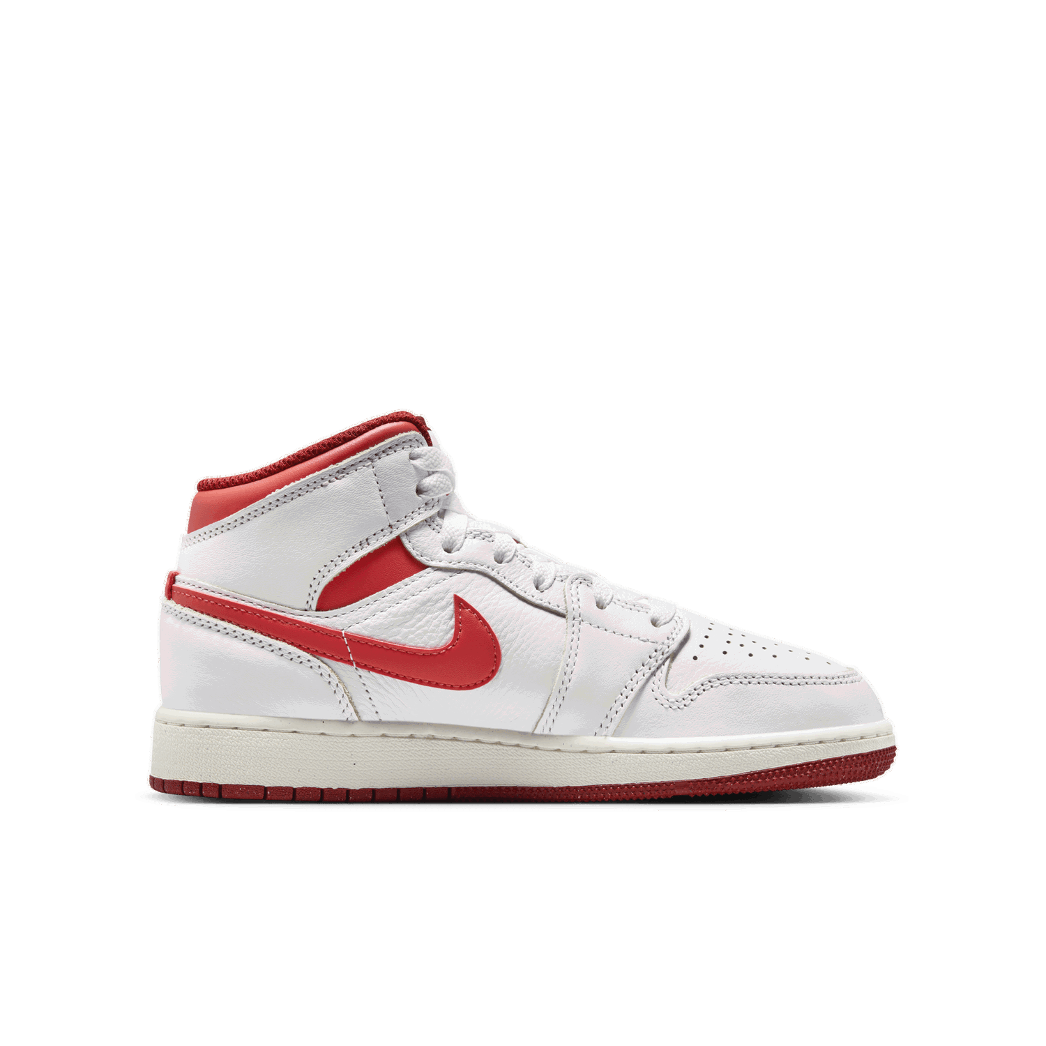 Tenisky a topánky Jordan Air Jordan 1 Mid SE "White Dune Red" GS Biela | FJ3464-160, 1