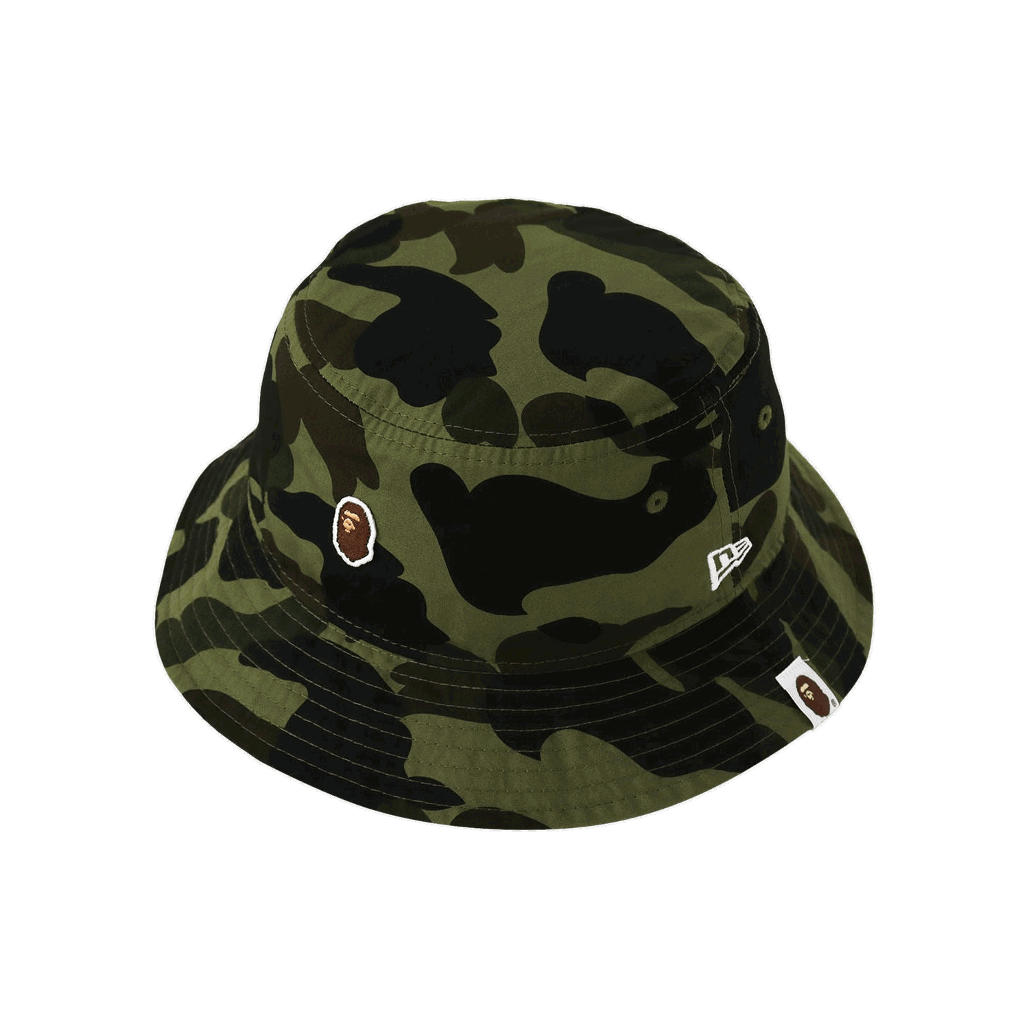 Klobúk BAPE 1st Camo New Era Bucket Hat Zelené | 1H73 180 910 GREEN, 0