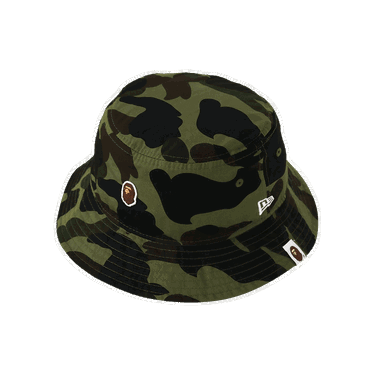 Klobúk BAPE 1st Camo New Era Bucket Hat Zelené | 1H73 180 910 GREEN, 0