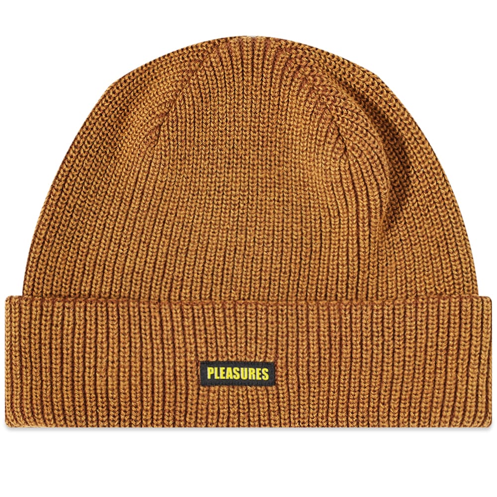Kulicha Pleasures Impact Logo Beanie Hnedá | P22F063-TAN, 0