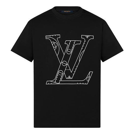 Tričko Louis Vuitton NBA Logo Print T-Shirt Čierna | 1A8X0U