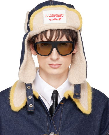 Klobúk Charles Jeffrey Loverboy Charles Jeffrey LOVERBOY Knit Patch Trapper Hat Rôznofarebný | 052131201, 0