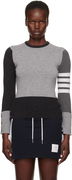 Colorblock Crew Neck Sweater