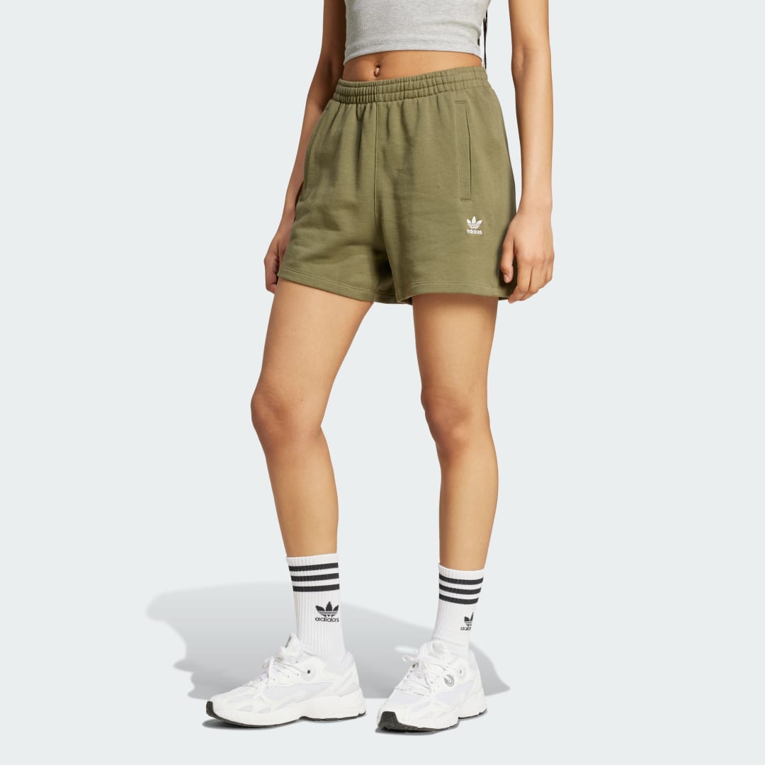 Šortky adidas Performance Essentials French Terry Shorts Zelené | IY2434, 0