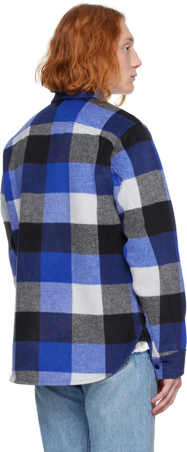 Košeľa rag & bone Rag & Bone Plaid Jack Shirt Modrá | MBW22HA389RTML, 2