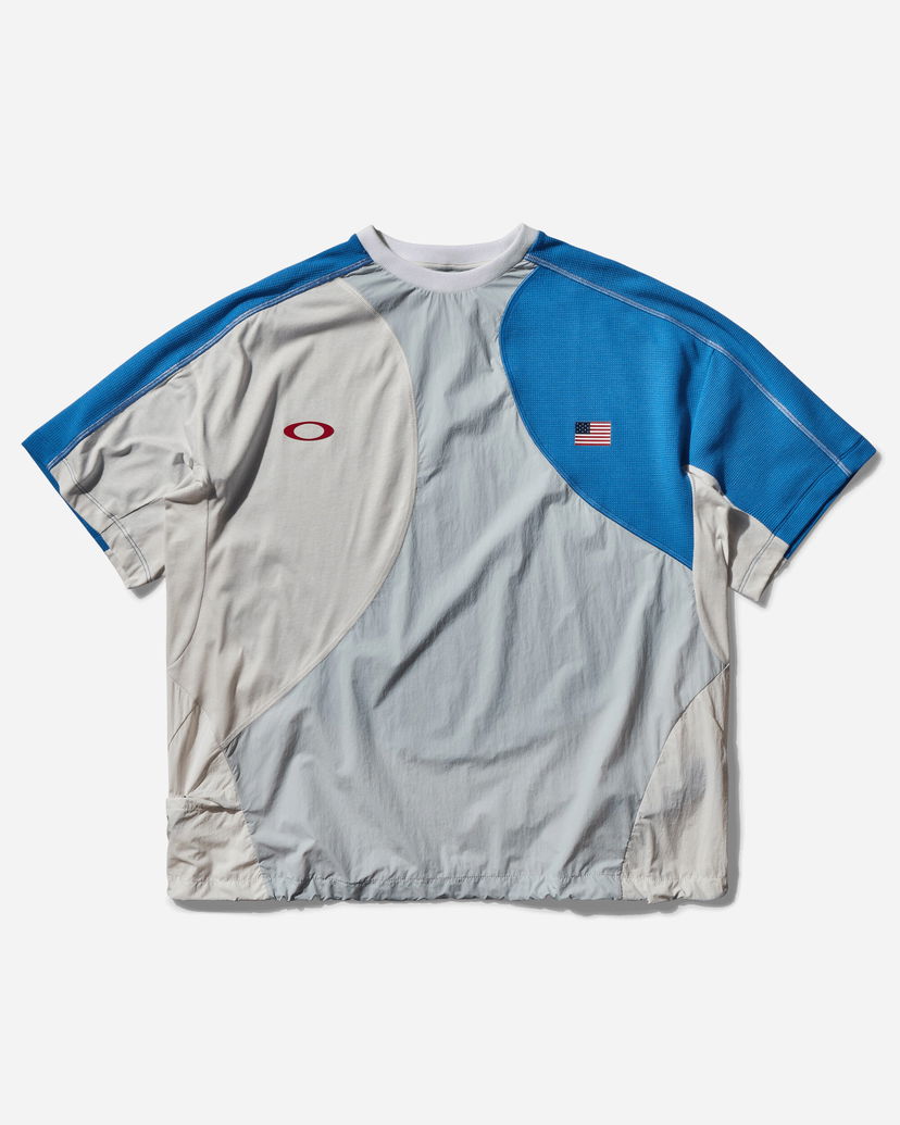 Tričko OAKLEY Team USA Surfing Hybrid T-Shirt Šedá | FOA407803 23B