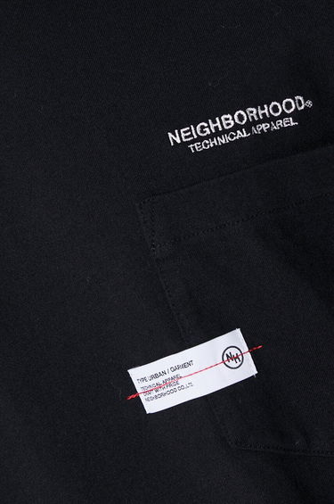 Tričko Neighborhood NEIGHBORHOOD Classic-P Crewneck Long Sleeve T-Shirt Čierna | 241FPNH.CSM05, 5