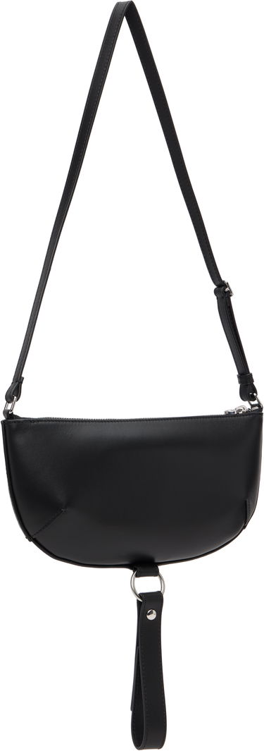 Taška cez rameno Courrèges Courrèges Holy Eclipse Leather Shoulder Bag Čierna | 325GSA190CR0065, 2
