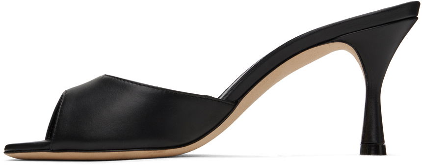 Manolo Blahnik Jadarona Leather Heeled Mules