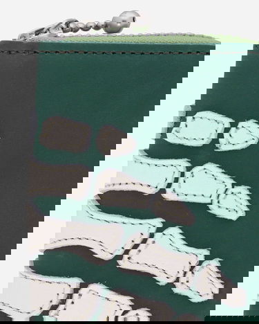 Peňaženka KAPITAL Thumb-Up Bone Hand Zip Mini Wallet Zelené | EK-1401XG GREEN, 7