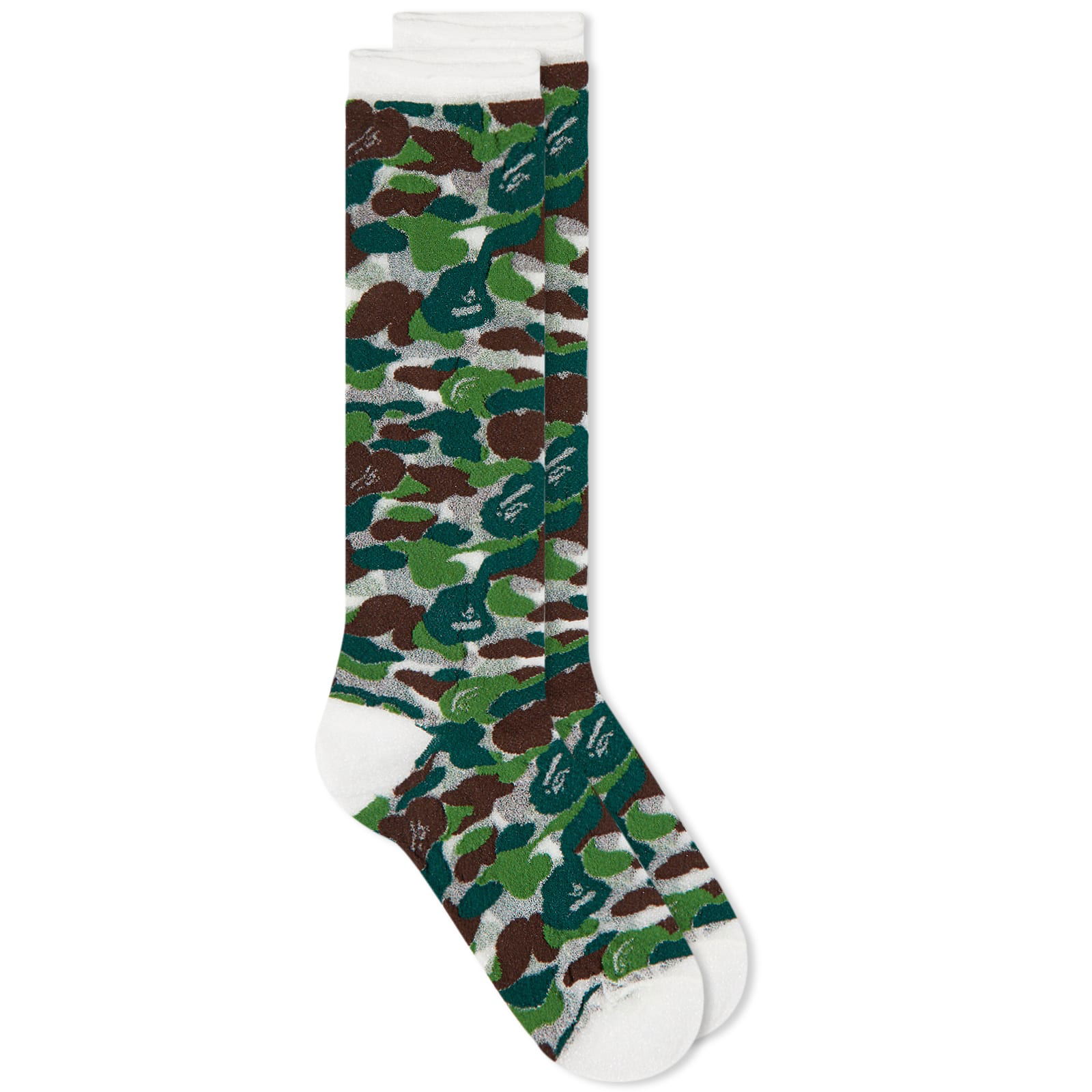 ABC Camo Clear Socks Green