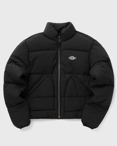 Prešívaná bunda Dickies Cropped Quilted Puffer Jacket with Stand Collar Modrá | DK0A87OJBLK1, 1