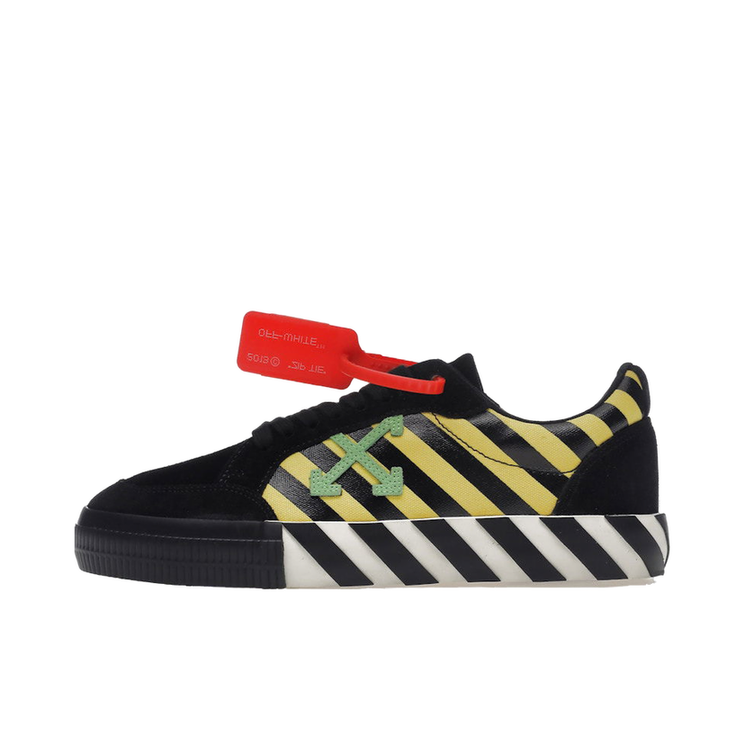 Tenisky a topánky Off-White Vulc Low Black Yellow Green Čierna | OMIA085E19C210476040