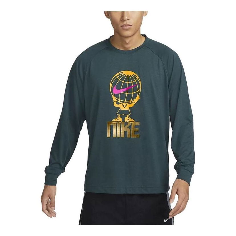 Mikina Nike Dri-Fit Culture of Football Long-Sleeve Graphic T-Shirt Zelené | FB6805-328