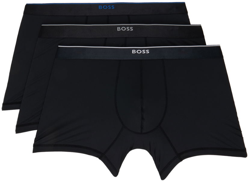 Boxerky BOSS Three-Pack Boxers Čierna | 50482111