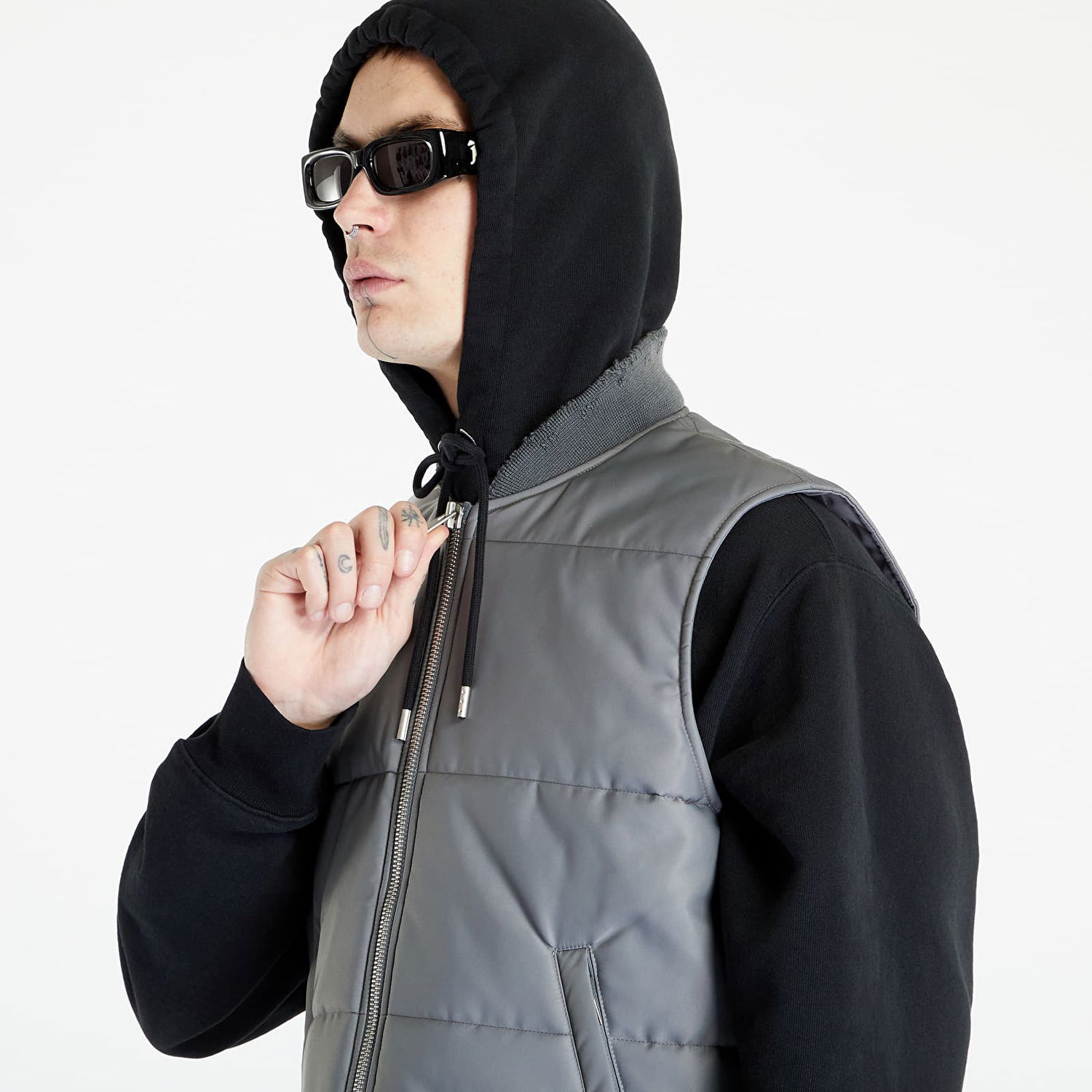 Vesta HERON PRESTON Vest Ex-Ray Nylon Zip Šedá | HMEX001S23FAB0010900, 0