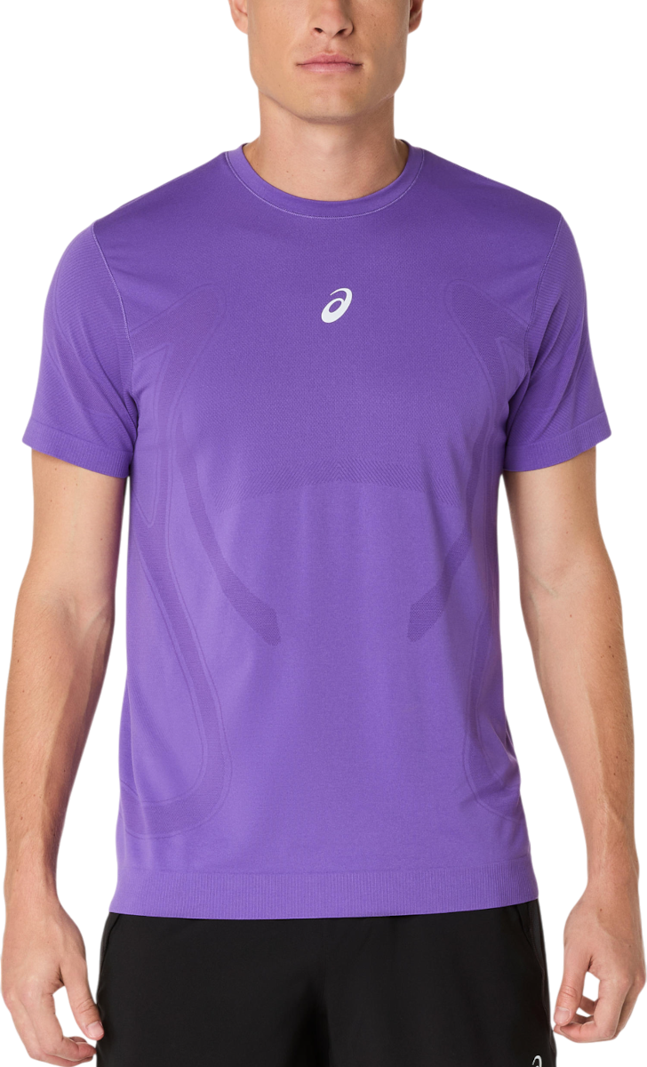 Tričko Asics Road Seamless Short Sleeve T-Shirt Fialová | 2011d355-500