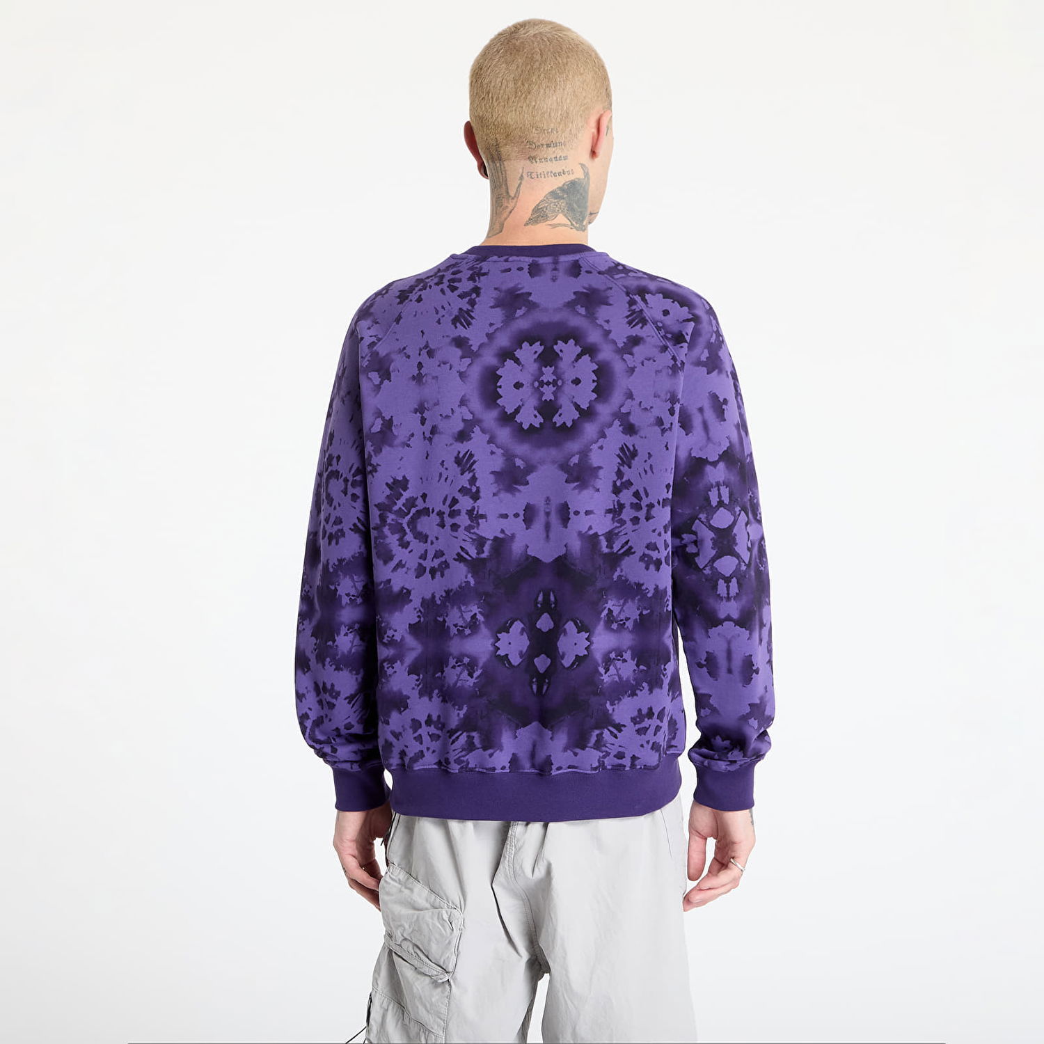 Mikina adidas Performance Real Madrid Crew Sweat Fialová | JM1103, 1