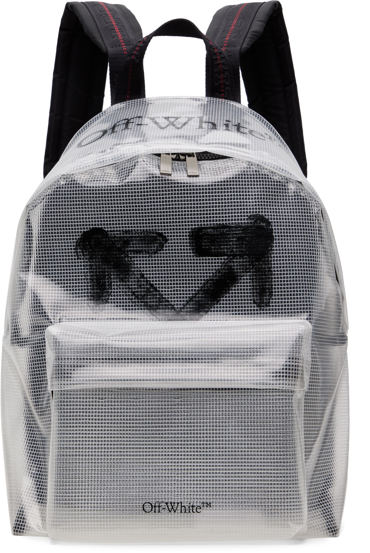 Batoh Off-White Off-White Heritage Ripstop Backpack Biela | OMNB124S25FAB0017910, 0
