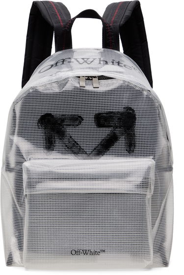 Batoh Off-White Off-White Heritage Ripstop Backpack Biela | OMNB124S25FAB0017910, 0