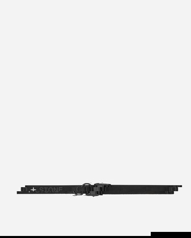 Opasok Stone Island Logo Buckle Belt Čierna | 771594464 V0029, 1
