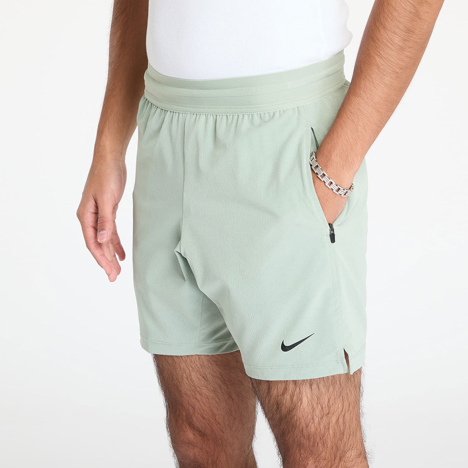 Šortky Nike Flex Rep 4.0 Men's Dri-FIT 7" Unlined Fitness Shorts Jade Horizon/ Black/ Black S Zelené | FN3004-370, 1