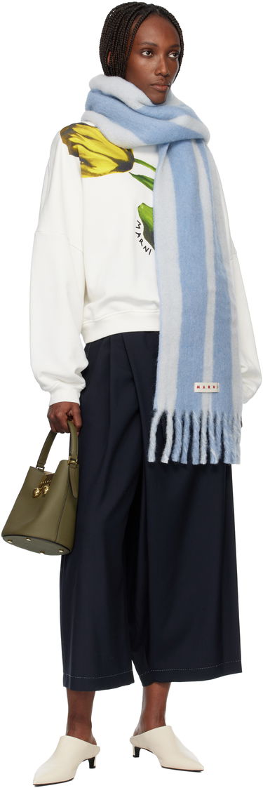 Šál Marni Striped Alpaca Scarf Rôznofarebný | SCMC0138Y0 UAW054, 4