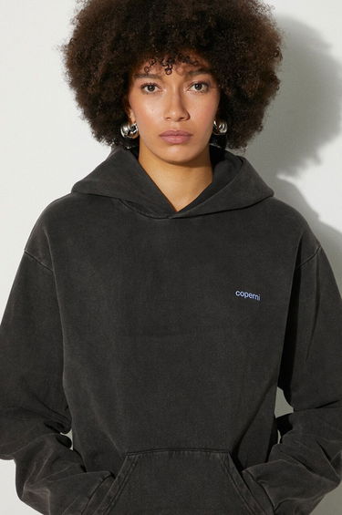 Mikina Coperni Washed Horn Hoodie Čierna | COPJS15BIS523W, 4