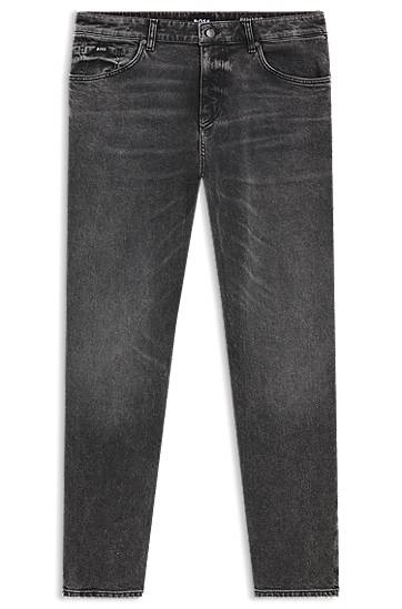 Džínsy BOSS Maine Regular-Fit Comfort-Stretch Denim Jeans Čierna | 50549809