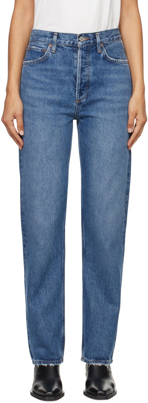 High Rise Straight Jeans