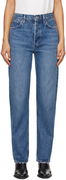 High Rise Straight Jeans