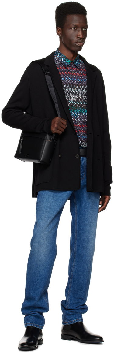 Sveter Paul Smith Paul Smith Double-Breasted Blazer Čierna | M1R-822X-K01795-79, 3