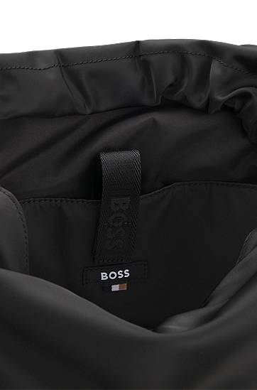 Batoh BOSS BOSS Double B Monogram Twill Backpack Čierna | 50548079, 1