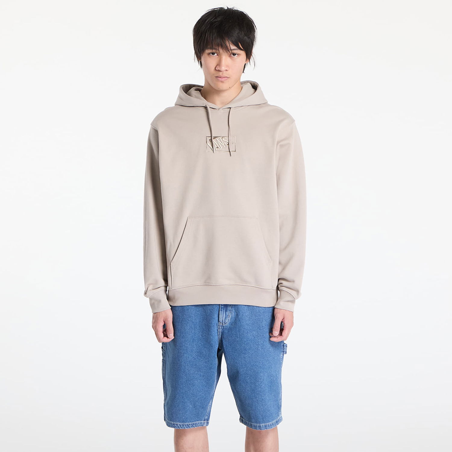 Mikina Vans Vans Blocked Box Pull Over Hoodie Béžová | VN000RAR7D61, 0