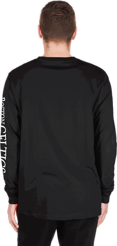 Tričko New Era NBA Boston Celtics Oversized Long Sleeve Graphic T-Shirt Čierna | 60661655-60661655, 3