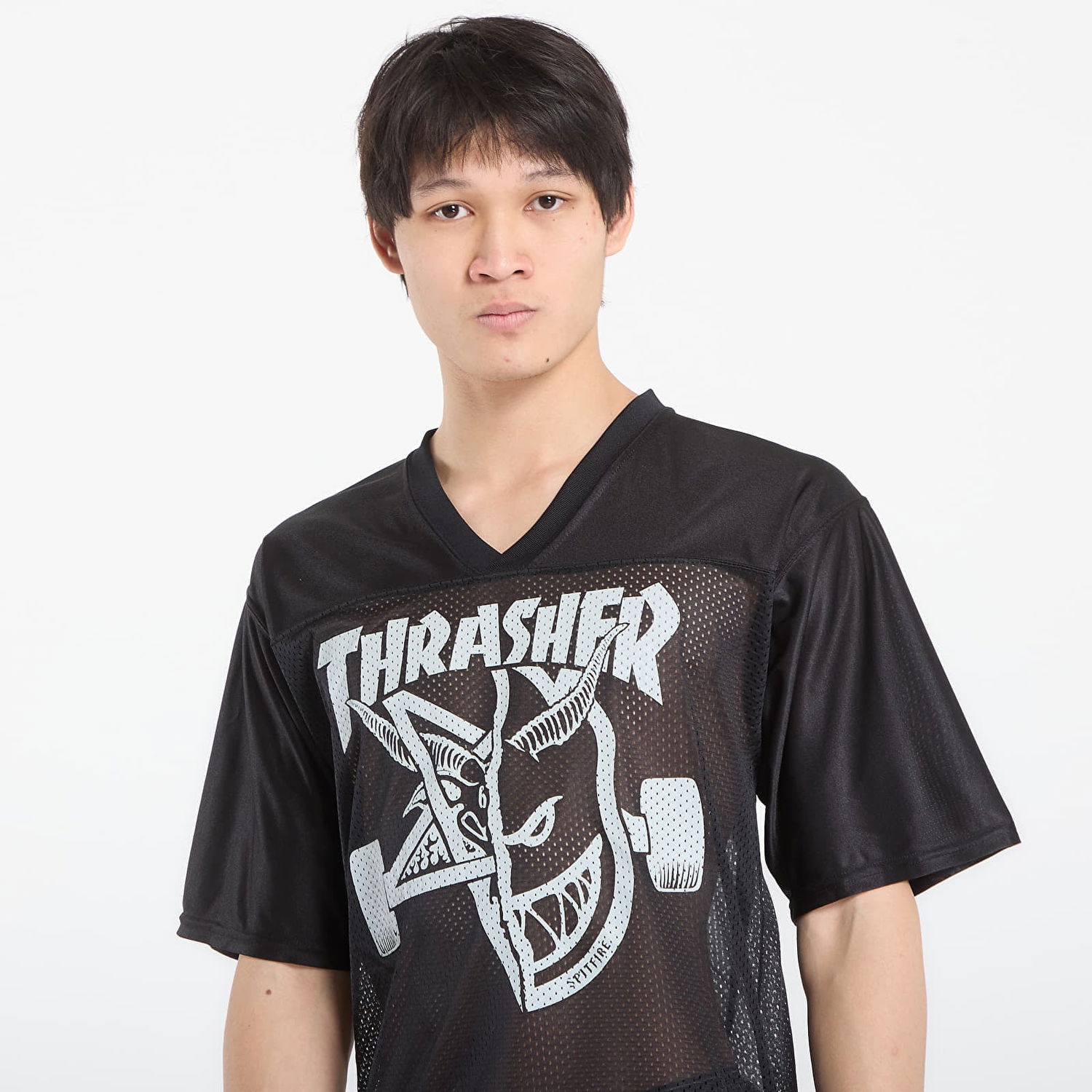 Dres Thrasher Thrash & Burn Football Jersey Čierna | 145824, 1