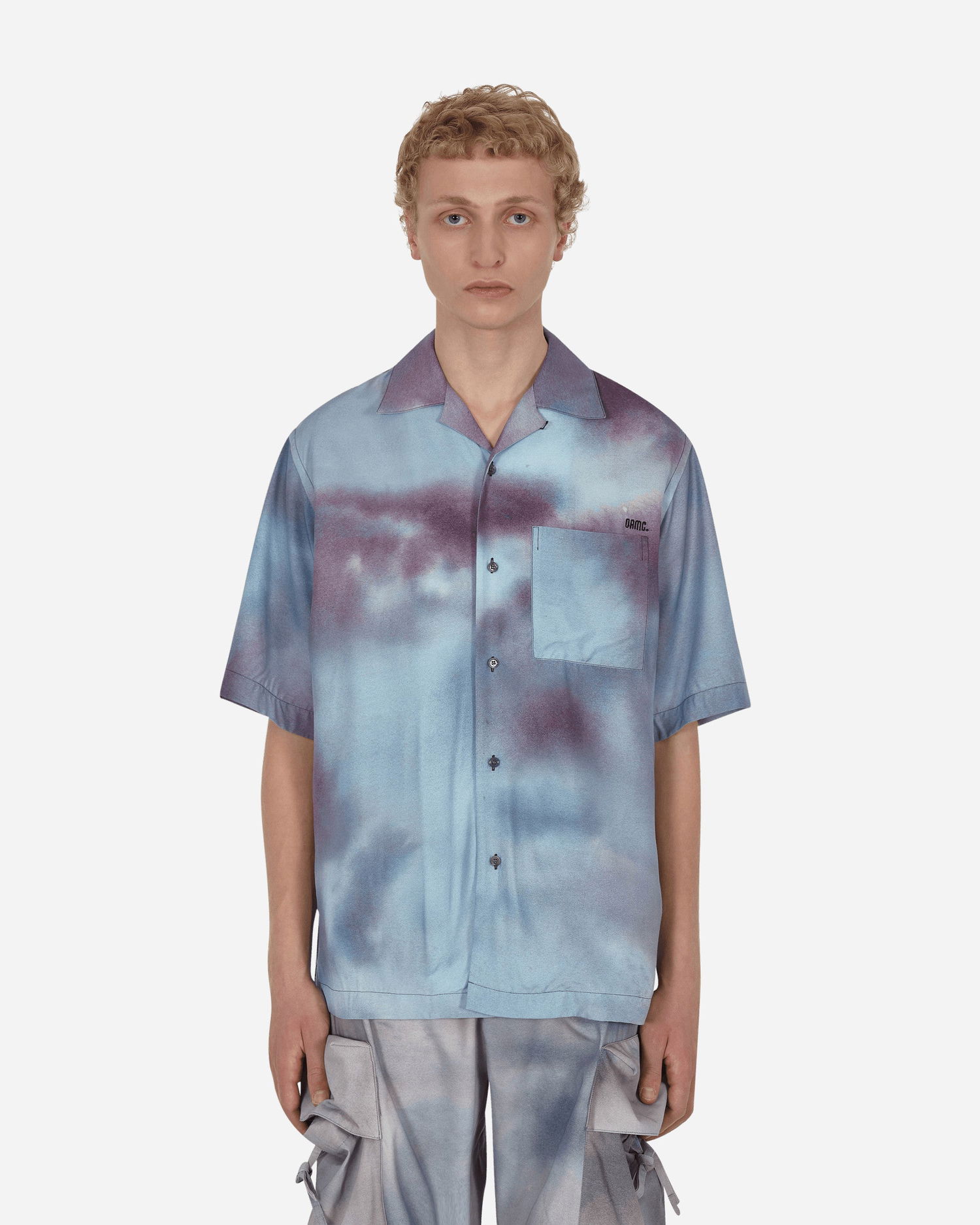 Košeľa OAMC Kurt Shirt Modrá | OAMU601582 635, 1