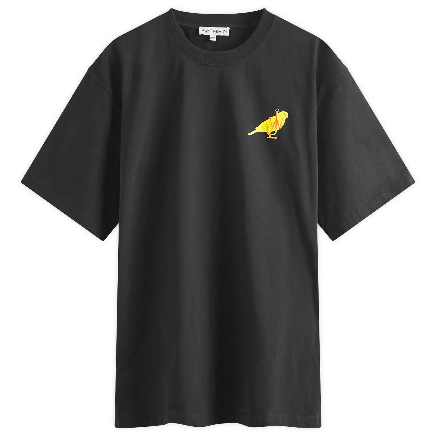 Tričko JW Anderson Canary Embroidery T-Shirt Čierna | JT0235-PG1606-999, 0