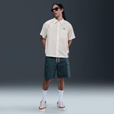 Košeľa Nike SB Nike SB Dri-FIT Woven Short Sleeve Bowling Shirt Biela | HJ2958-133, 2