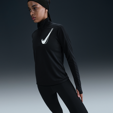 Sveter Nike Swoosh Dri-FIT Midlayer 1/2 Zip Čierna | HJ2225-010, 4