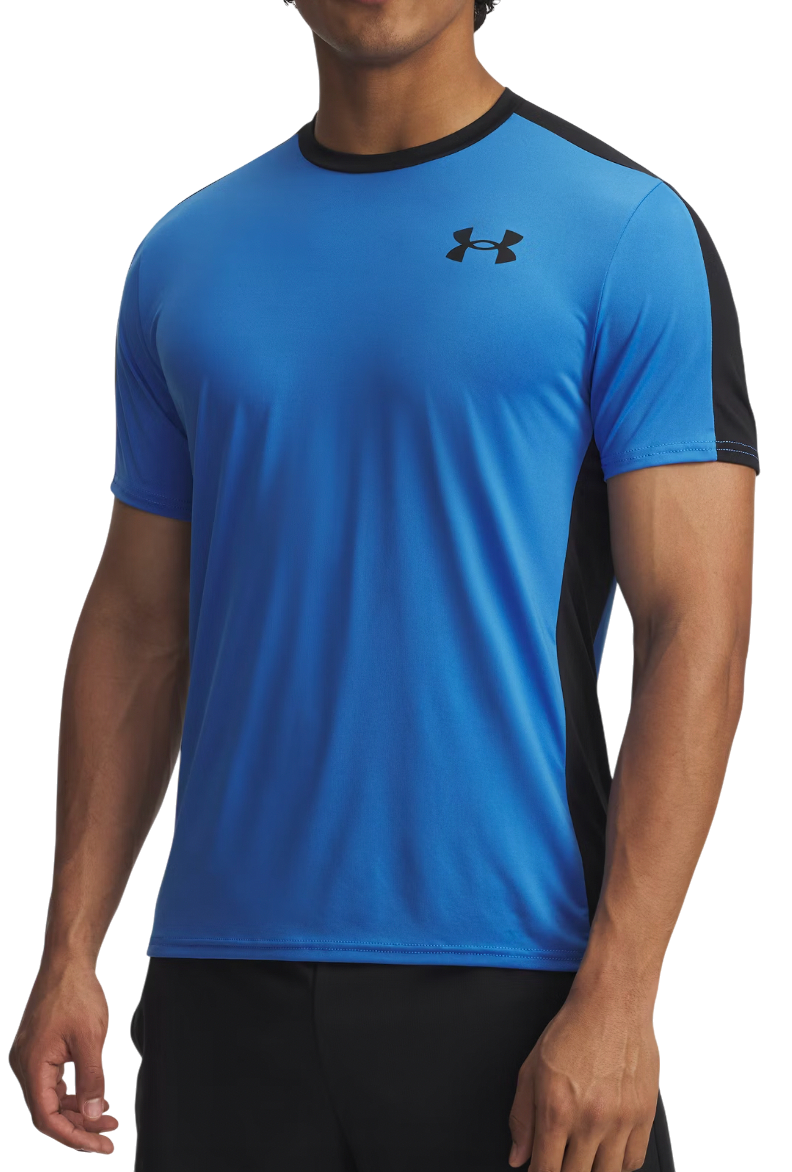 Tričko Under Armour HeatGear Wordmark Short Sleeve T-Shirt Modrá | 6007758-402