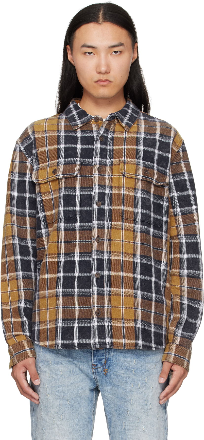 Košeľa Ksubi Ksubi Rosebowl Long Sleeve Plaid Shirt Žltá | MFA25SH021