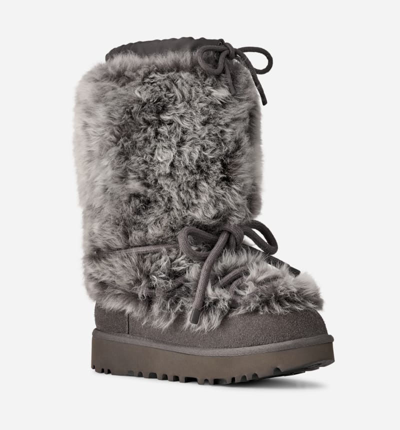 Tenisky a topánky UGG Classic Tall Chalet Boot Šedá | 1175690-CHRC, 1