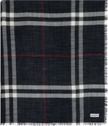 Burberry Wide Check Wool Scarf