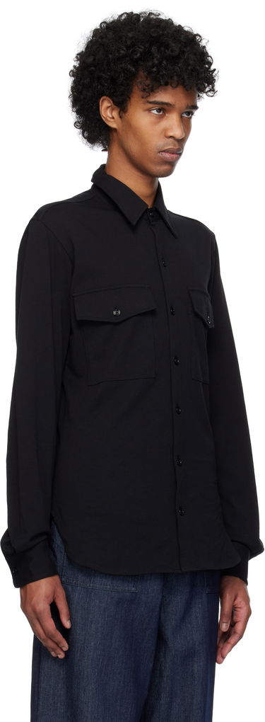 Košeľa Dries Van Noten Dries Van Noten Jersey Shirt Čierna | 251-021118-1603, 1